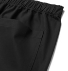 AMI - Wide-Leg Cotton-Twill Bermuda Shorts - Black