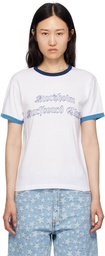 Stockholm (Surfboard) Club White Embroidered T-Shirt