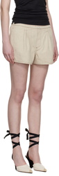 JACQUEMUS Beige 'The Amelo de-Nîmes' Denim Shorts
