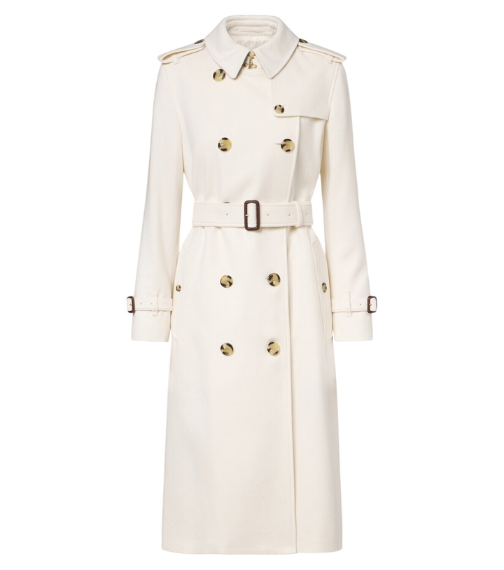 Photo: Burberry Double-breasted cashmere trench coat