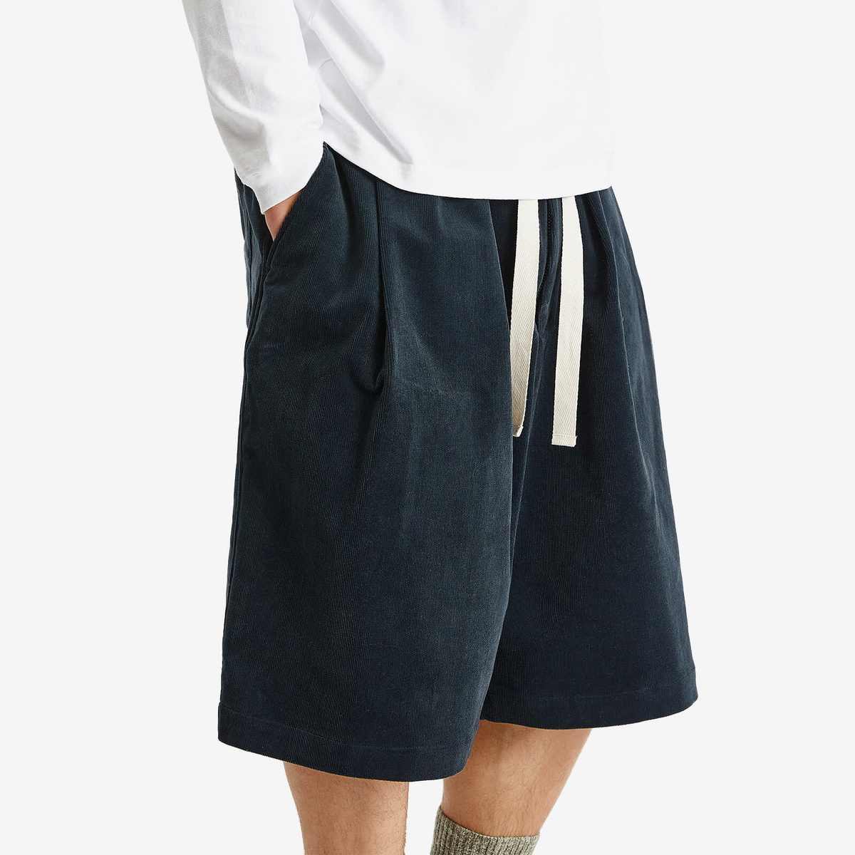 Merely Made Men's Cord Shorts in Navy