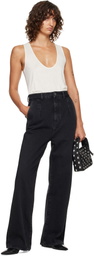 Loulou de Saison Black Attu LDS Pleated Jeans