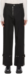 Dion Lee Black Utility Blouson Trousers