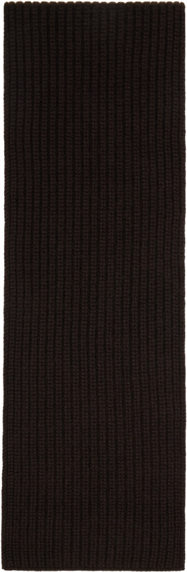 Photo: Maison Margiela Brown Cashmere Scarf