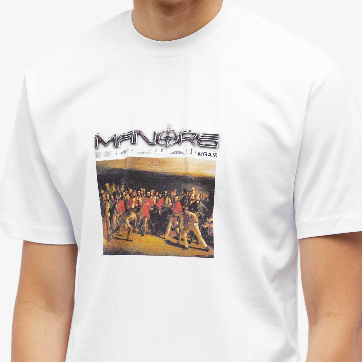 Manors Golf Men's The Final Putt T-Shirt in White