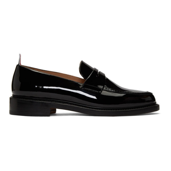 Photo: Thom Browne Black Penny Loafers