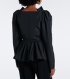 Stella McCartney Peplum taffeta top