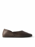 Stòffa - Full-Grain Leather Loafers - Brown
