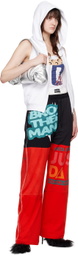 Marine Serre Red & Black Regenerated Graphic Lounge Pants