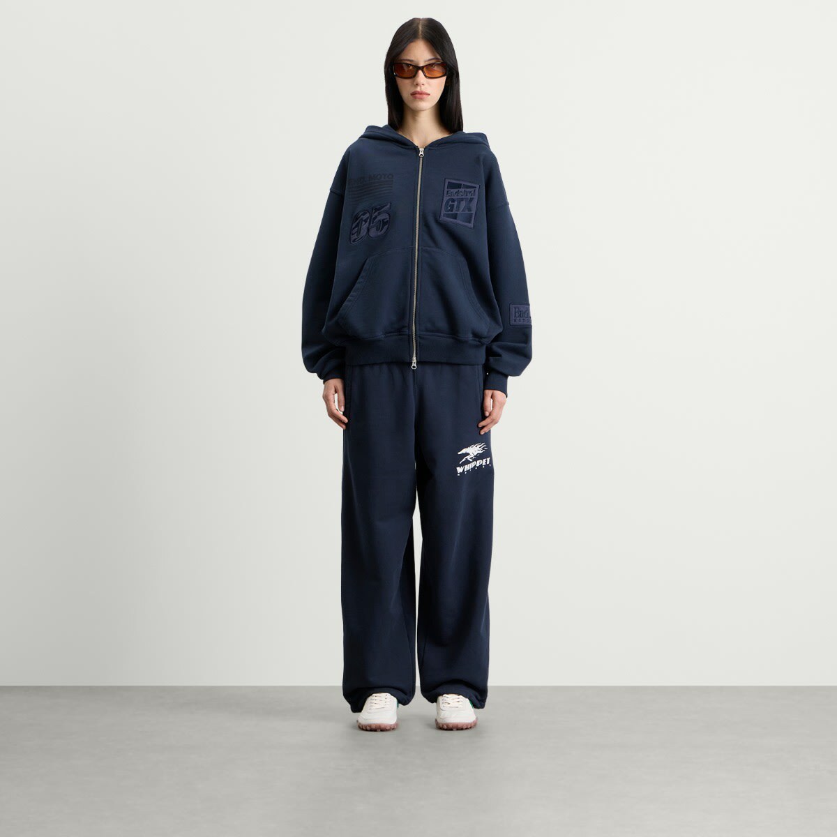 END. Pit Crew Hoodie in Navy