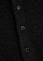 Helmut Lang Apex Knitted Polo Shirt Black
