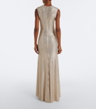 Roland Mouret Embellished gathered gown