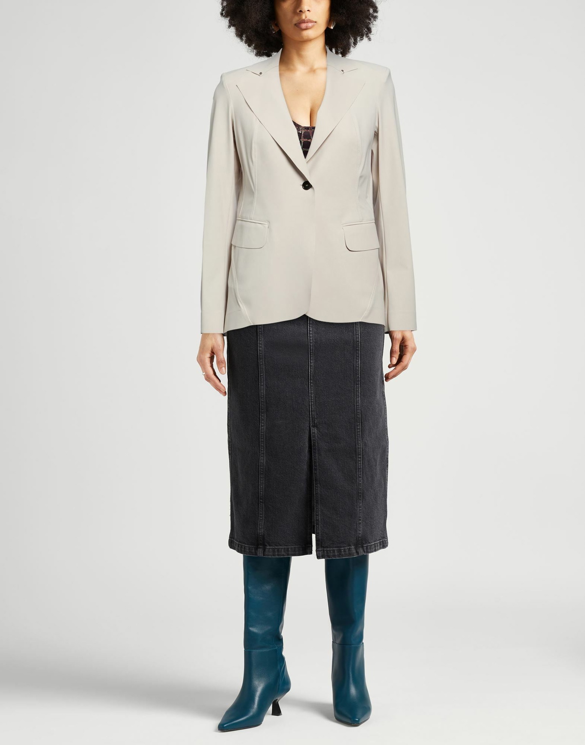 High Womens Blazer Light in Grey