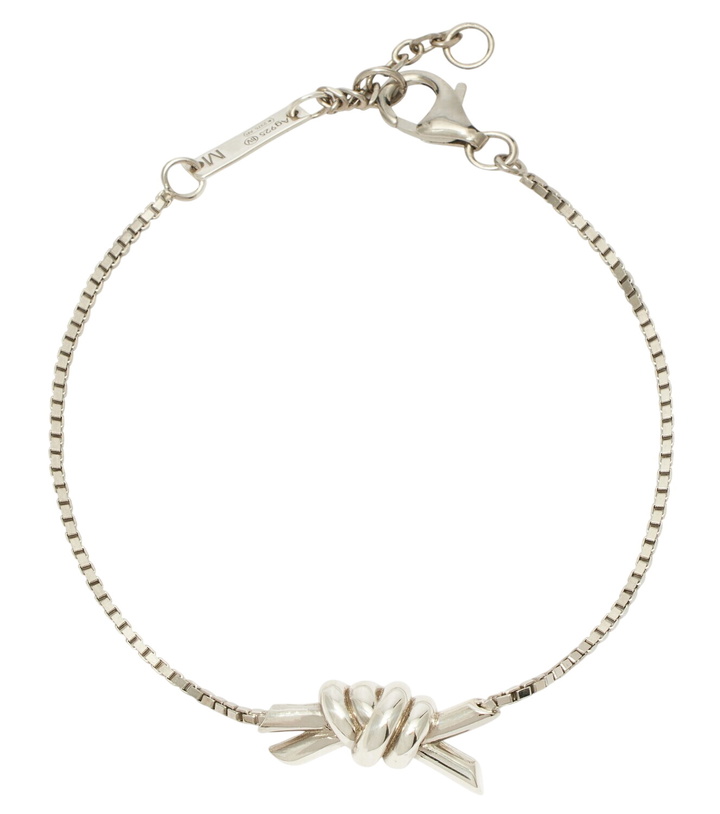 Photo: Bottega Veneta Knot sterling silver bracelet