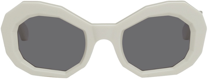 Photo: AMIRI White Honeycomb Sunglasses