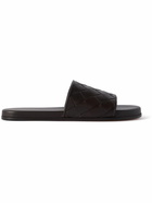 Bottega Veneta - Sunday Intrecciato Leather Slides - Brown