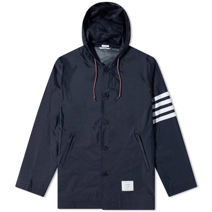 Photo: Thom Browne Swim Tech Engineered Stripe Anorak