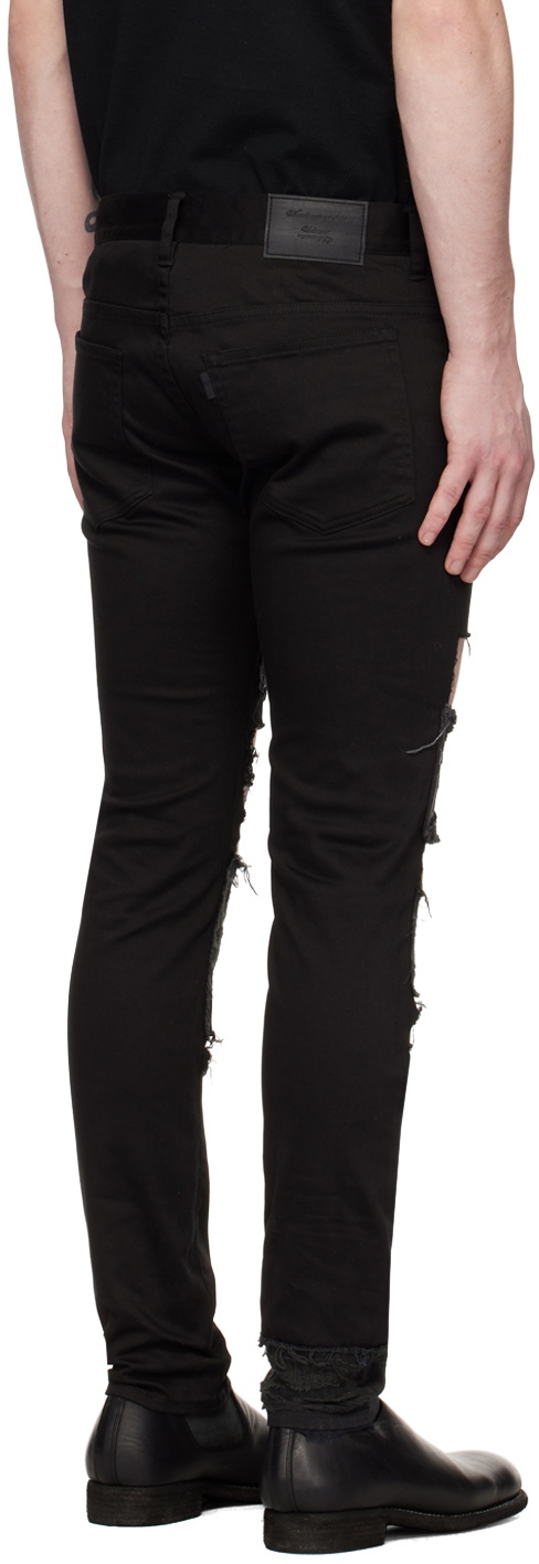 Undercover Black Distressed Jeans Undercover