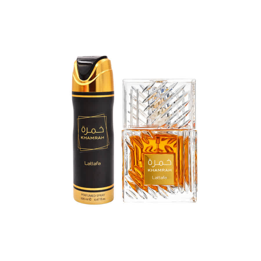 Lattafa Unisex Khamrah 2pcs EDP Gift Set Fragrances 6290362345794