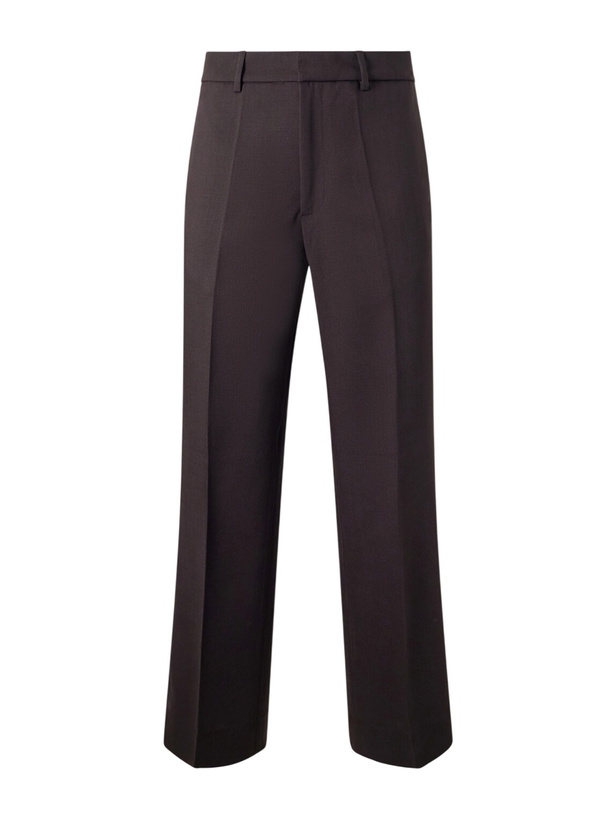 Photo: Barena - Straight-Leg Wool-Gabardine Suit Trousers - Brown