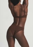 Skims Stretch-jersey Cheeky Briefs Brown