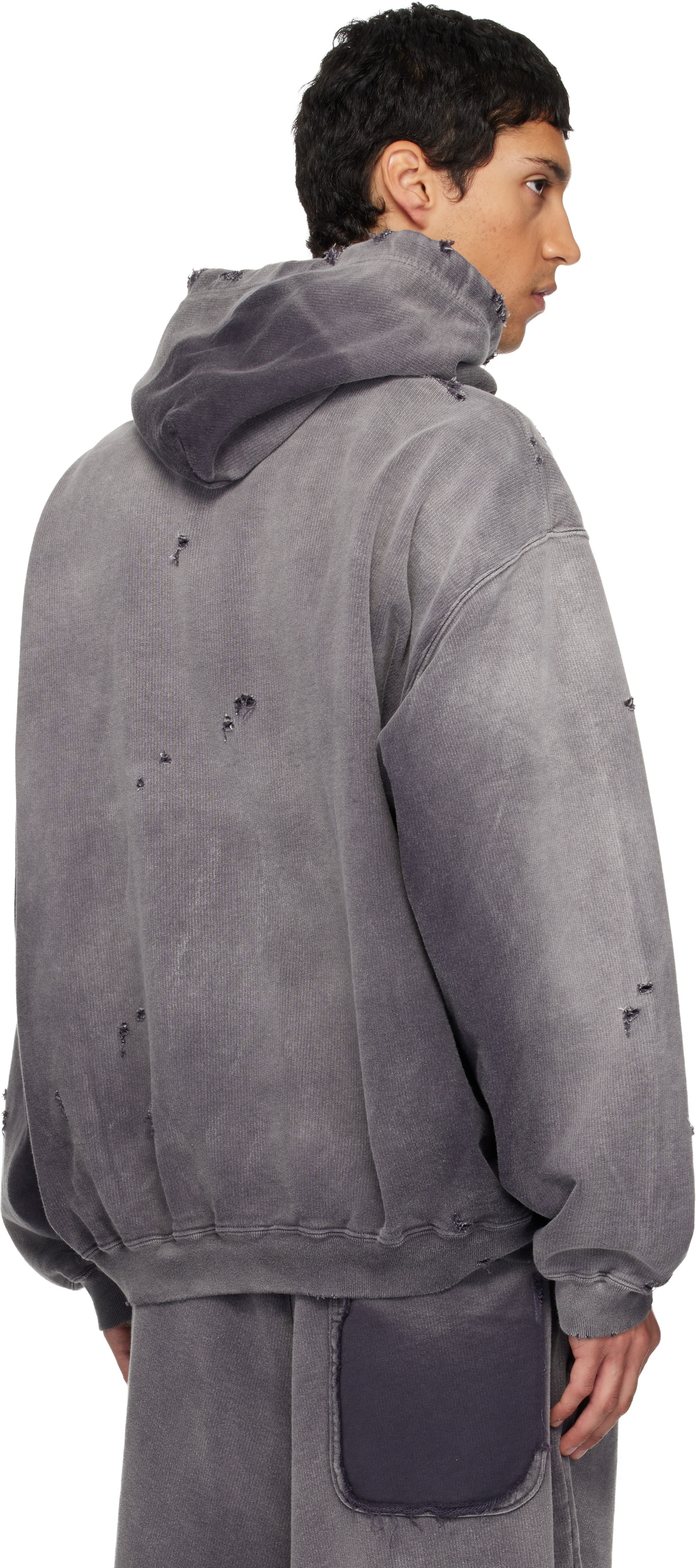 Maison MIHARA YASUHIRO Black Sun Faded Like Hoodie
