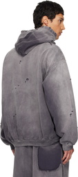 Maison MIHARA YASUHIRO Black Sun Faded Like Hoodie