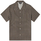 A.P.C. Men's Lloyd Geometric Vacation Shirt in Black