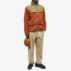 Manresa Men's Selkirk Zip Through Fleece in Caramel/Guthrie Weathered