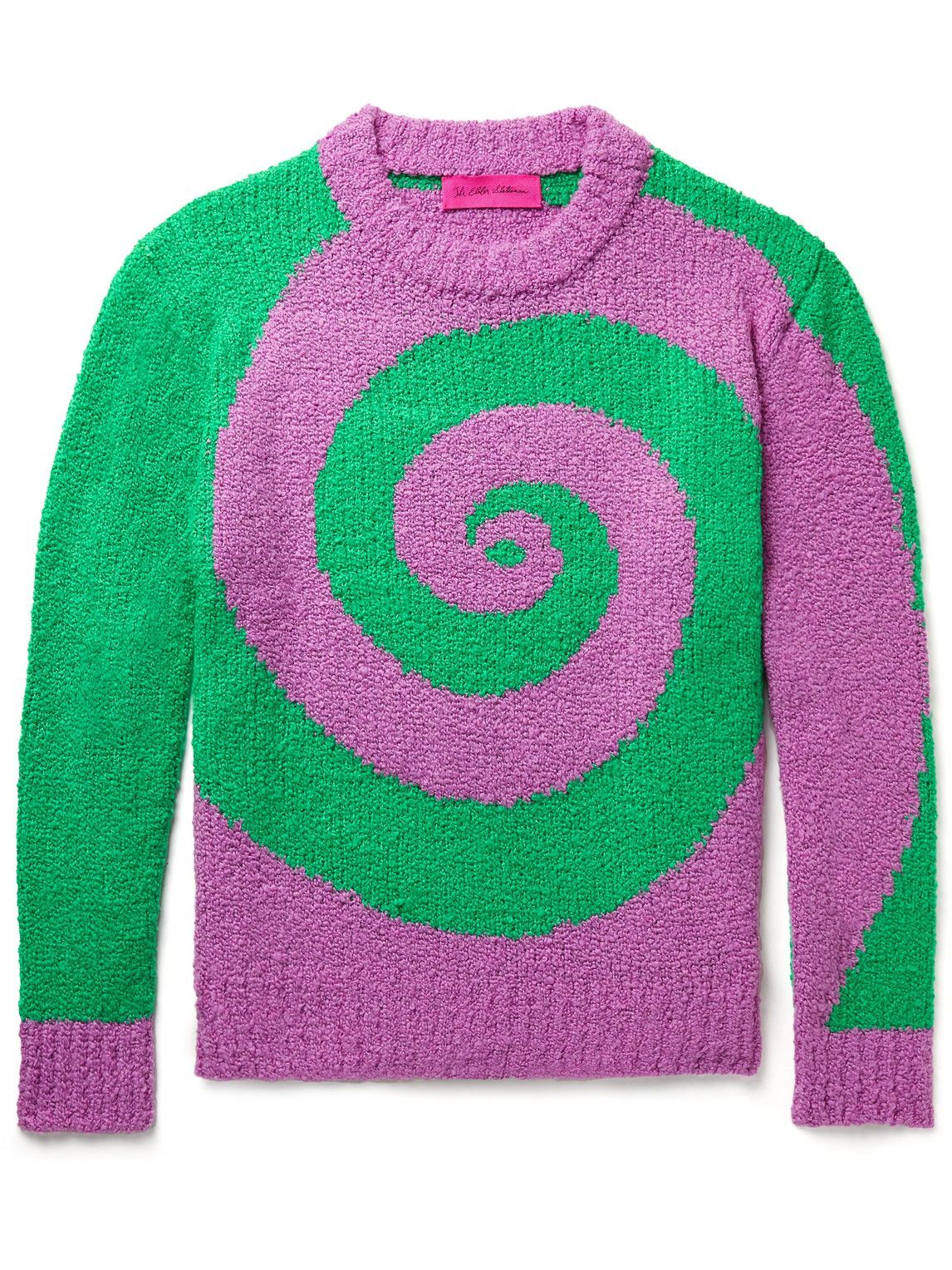 The elder statesman シルク100%ニットXS ピンクイエロー The elder statesman シルク100%ニットXS ピンクイエロー THE ELDER