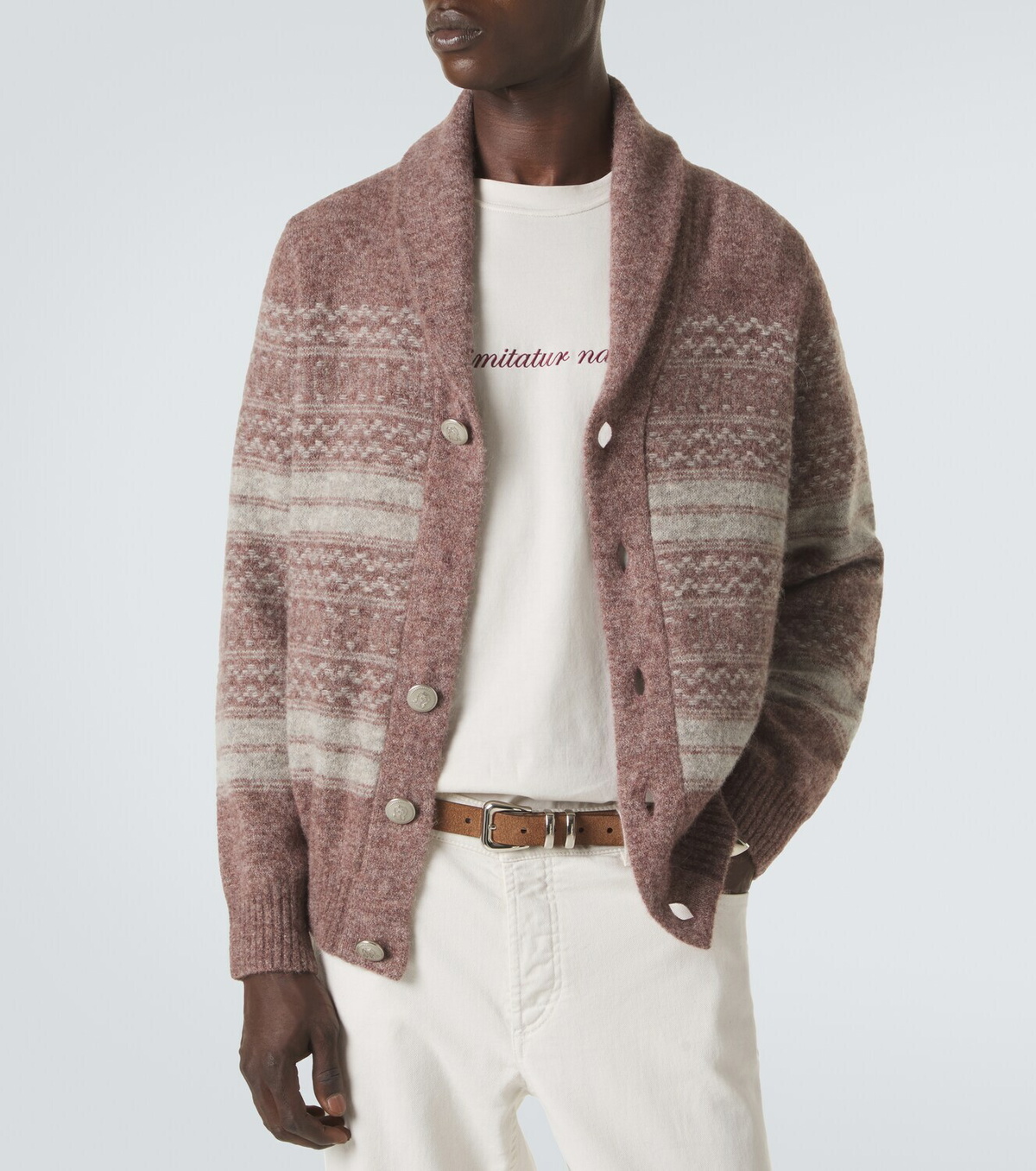 Brunello Cucinelli Alpaca, cashmere, and wool-blend cardigan