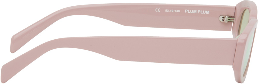 RARE BONNIE CLYDE ‘Plum Plum’ Sunglasses in Pink Bonnie Clyde Plum Plum Sunglasses - Brown/Pink | Garmentory main image 3