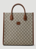 Interlocking G Medium Tote Bag in Beige