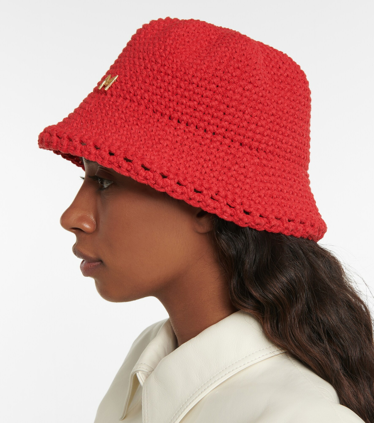 Magda Butrym - Crochet cotton-blend bucket hat Magda Butrym display picture 2