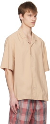 Studio Nicholson Beige Archer Shirt