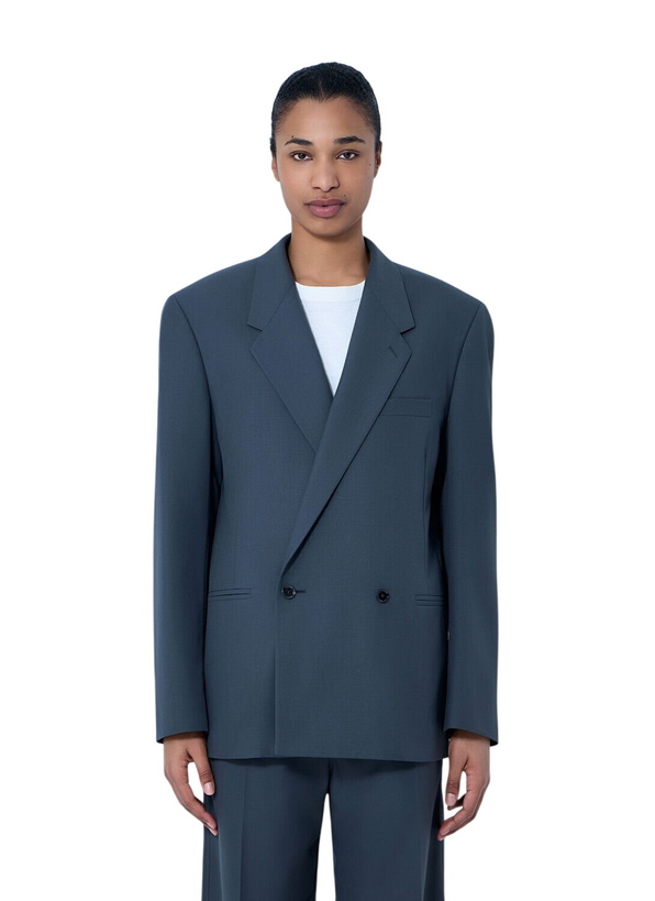 Photo: Lemaire Double-Breasted Wool Suit Blazer