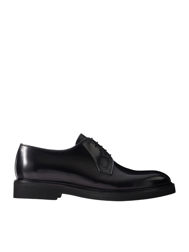 Photo: Mr P. - Leather Derby Shoes - Black