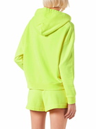 MC2 Saint Barth Fluo Yellow Hoodie With St. Barth Embroidery