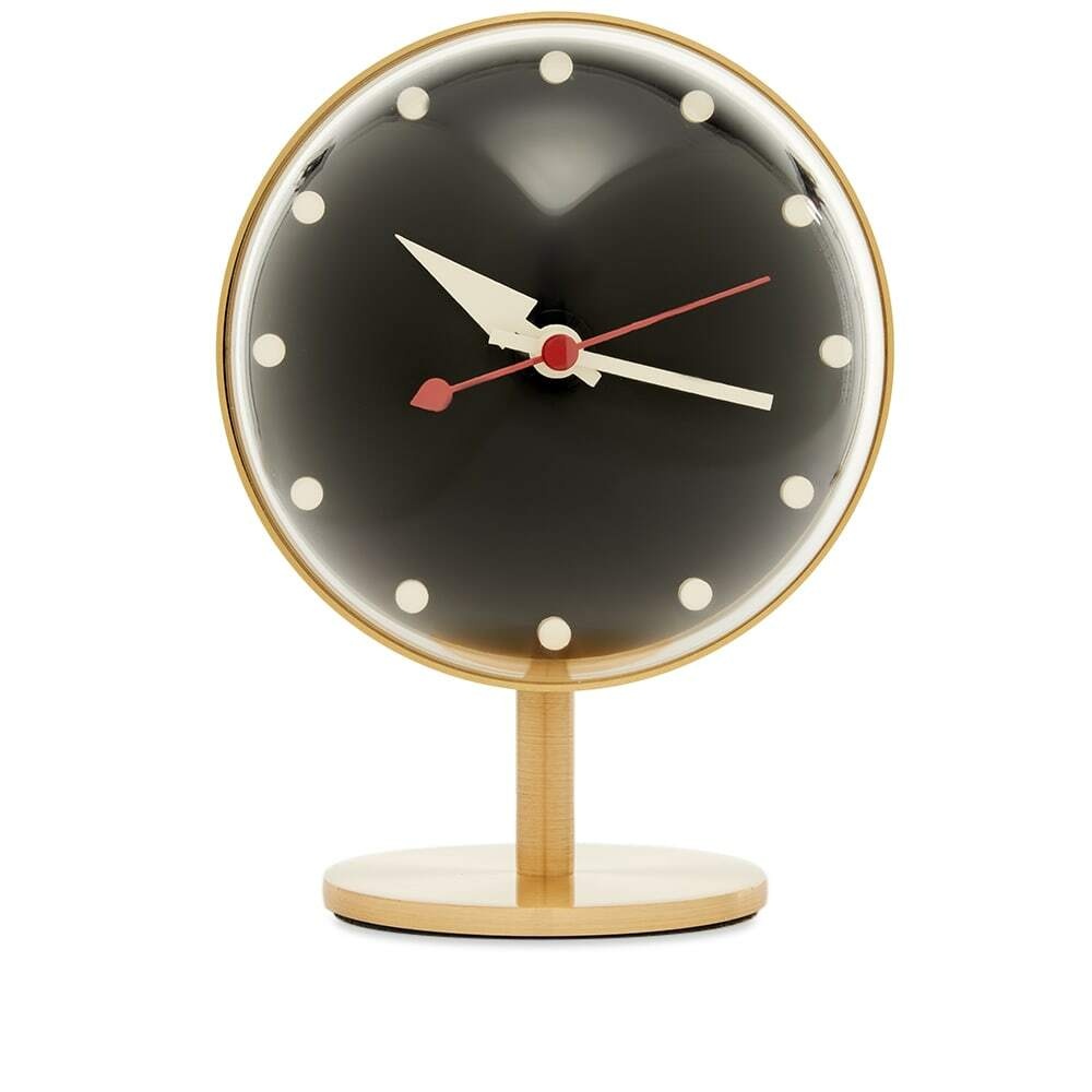 Photo: Vitra George Nelson Night Desk Clock in Brass