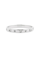 Coach Logo Crystal-embellished Bracelet - Silver - One Size