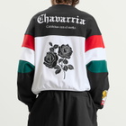 Adidas x Willy Chavarria Crew Sweat in Black/White