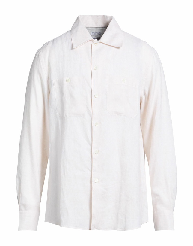 Photo: Brunello Cucinelli Mens Shirt in Beige