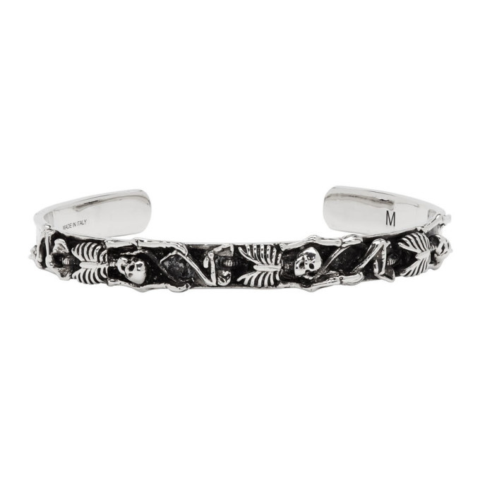 Photo: Alexander McQueen Silver Dancing Skeleton Bracelet