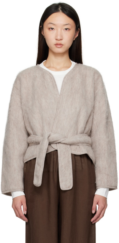 Photo: Baserange Taupe Capas Jacket