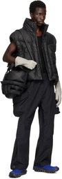 Dingyun Zhang Black Helmet Cross-Body Tote