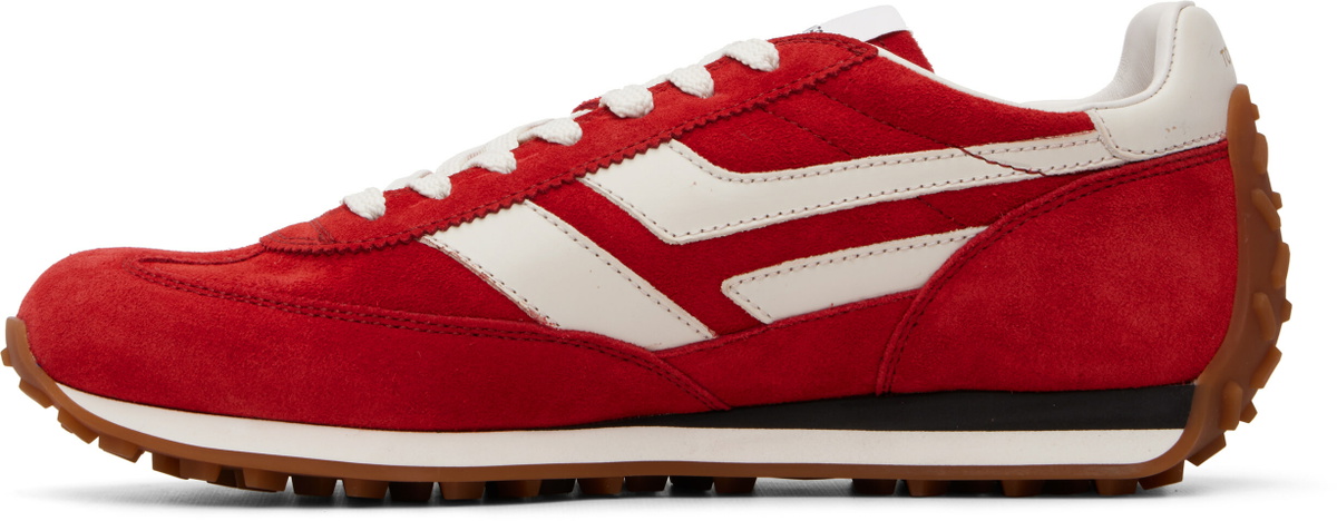 TOM FORD Red Suede Mick Sneakers