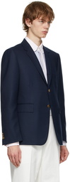 Thom Browne Navy Classic Sport Coat Blazer