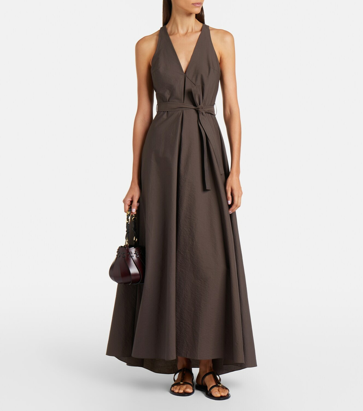 Amanu Burundi Mini leather bucket bag