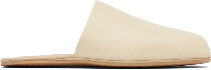 Photo: OUR LEGACY WORK SHOP Emporio Armani Beige Cigarr Slippers