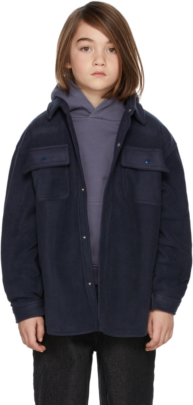 Kodomo BEAMS Kids Navy CPO Jacket Kodomo BEAMS